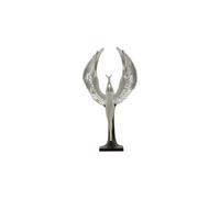 Statuette ailes Sparky en Polyrésine 48cm Argent