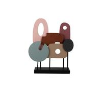 Statuette art abstrait moyenne Present Time Multicolore 9,5x44 cm