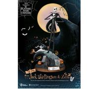 Statuette - BEAST KINGDOM - Jack Skellington & Zero - 39 cm - Résine - Édition limitée 3000 ex.