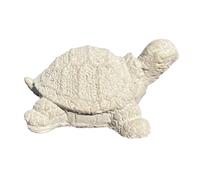 Statuette Béton Tortue Bébé - Fait Main Décoration pour Jardin Et Maison Déco
