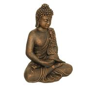 Statuette Bouddha en fibre de verre H53cm bronze - Atmosphera createur d'interieur
