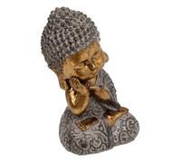 Statuette ""Bouddha"" H14cm - Atmosphera createur d'interieur - Multicolore