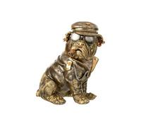 Statuette Bulldog à Cigarette "Trendy" 33cm Marron