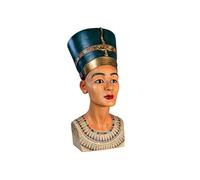 Statuette buste de Nefertiti colorée 30 cm