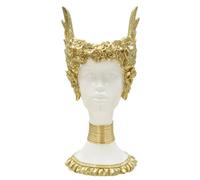 Statuette Buste Mauro Ferretti Athena Blanc 15x14,5x32 cm