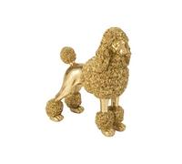 Statuette Caniche Debout "Trina" 26cm Doré