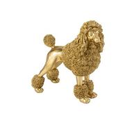 Statuette Caniche Debout "Trina" 34cm Doré