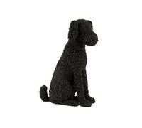 Statuette Chien Assis Déco "Max" 49cm Noir