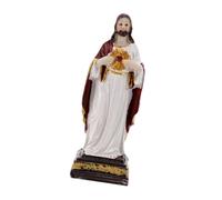 Statuette classique Saint Père et mère catholique Cadeau religieux Décoration d'intérieur Stable Aide pédagogique Ornement d'art