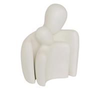 Statuette Couple en Résine "Rima" 22cm Blanc