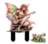 Statuette Da Giardino Fatato, Fate Per Giardino Fatato | Simpatiche Fate In Vaso Per Piante In Acrilico - Decorazioni Vasi Di Fiori, Piccole Figurine Di Gnomi Da Giardino, Accessori Per Giardino F