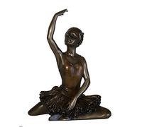Statuette Danseuse de Collection Aspect Bronze 13 cm