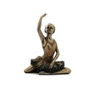 Statuette Danseuse de Collection Aspect Bronze 13 cm
