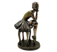 Statuette Danseuse de collection aspect bronze 19 cm Bronze