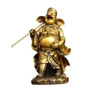 Statuette de Bouddha en cuivre, ornement décoratif for la maison, le bureau ou la chambre à coucher, figurine de 15 x 12 x 23 cm