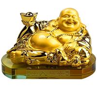 Statuette de Bouddha Rieur Feng Shui, Porte-Bonheur, Richesse et Bonheur, Sculpture du Dieu de la Richesse, décoration de Voiture, Maitreya, Cadeau d'affaires