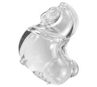 Statuette de Cheval en Cristal, Petite Figurine Décorative pour Bureau | Finition Transparente et Polie, Style Moderne et Ludique, pour Étagère, Table et Centre de Mariage