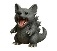 Statuette de chien - 7,6 x 5 x 5 cm Ornements artisanaux en résine Figurines | Ornement canin pour bureau | Adorable sculpture en résine animale, petite figurine pour bureau, étagère et chambre à