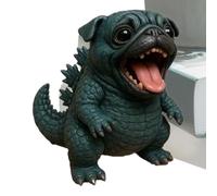 Statuette de Chien,Sculptures Canines Artisanales pour Bureau - Petite Statuette Animale Mignonne et Réaliste pour Décorer Bureau, Meuble de Télévision, Cheminée, Bibliothèque, Espace de