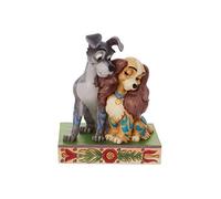 Statuette de Collection La Belle et le Clochard - Hauteur 11 cm - largeur 9 cm - Profondeur 6 cm