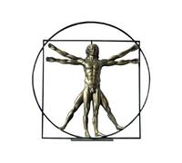 Statuette de Collection Léonard de Vinci - l'homme de Vitruve
