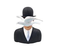 Statuette de collection Magritte - L'homme au Chapeau Melon
