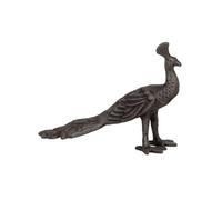 Statuette de décoration Paon en aluminium