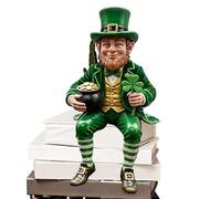 Statuette de fée de la Saint-Patrick - Vert - Décoration d'intérieur - Pour mariage, chambre à coucher, salle de bain, couloir, bureau, vacances, fête d'anniversaire, dortoir, appartement