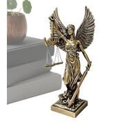 Statuette De La Déesse De La Justice Sculpture D'Ange Grec En Résine Avec