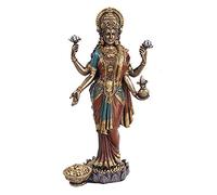 Statuette de la déesse indienne Lakshmi mythologie hindoue 25,4 cm