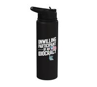 Statuette de la liberté d'un participant réticent à l'idiocratie Stainless Steel Insulated Water Bottle