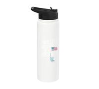 Statuette de la liberté d'un participant réticent à l'idiocratie Stainless Steel Insulated Water Bottle