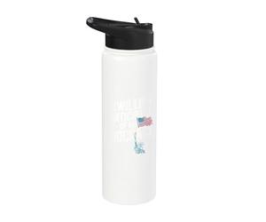 Statuette de la liberté d'un participant réticent à l'idiocratie Stainless Steel Insulated Water Bottle