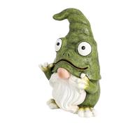 Statuette de nain de jardin, grenouille en résine, figurine décorative sans visage pour jardin, balcon, bureau, salon, chambre à coucher, jardin