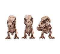 Nemesis Now – Figurines Three Wise See/Hear/Speak No Evil – Squelettes Tyrannasaurus Rex en résine