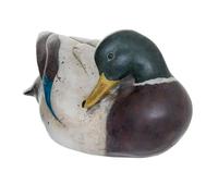 Statuette Déco Canard en Résine "Vitto" 28cm Gris