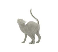 Statuette Déco Chat "Sparky" 26cm Argent