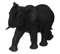 Statuette Déco "Éléphant Résine" 70cm Gris Foncé