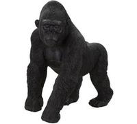 Statuette Déco en Résine "Gorille Debout" 37cm Noir Noir