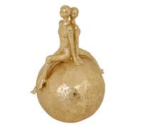 Statue famille Hapi H.22,5cm résine doré - Atmosphera createur d'interieur