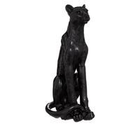 Paris Prix Statuette déco Léopard "Artif" 90 cm Noir