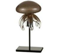 Statuette Déco "Méduse sur Pied" 19cm Marron Marron G
