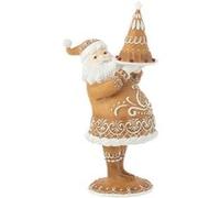 Statuette Déco Père Noël "Pain d'Épice" 43cm Marron Marron G