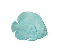 Statuette Déco Poisson "Plat" 29cm Bleu Azur