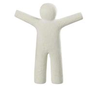 Statuette Déco ""P'tit Maurice Rugueux"" 30cm Blanc