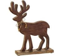 Statuette Déco Renne "Gabriel" 30cm Marron Marron G