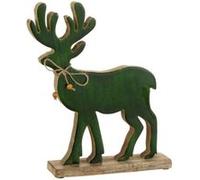 Statuette Déco Renne "Gabriel" 30cm Vert Vert G