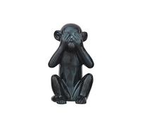 Statuette Déco "Singe" 28cm Noir Noir G