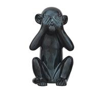 Generique Statue Home Deco Factory Singe Noir