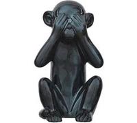 Statuette Déco "Singe" 28cm Noir